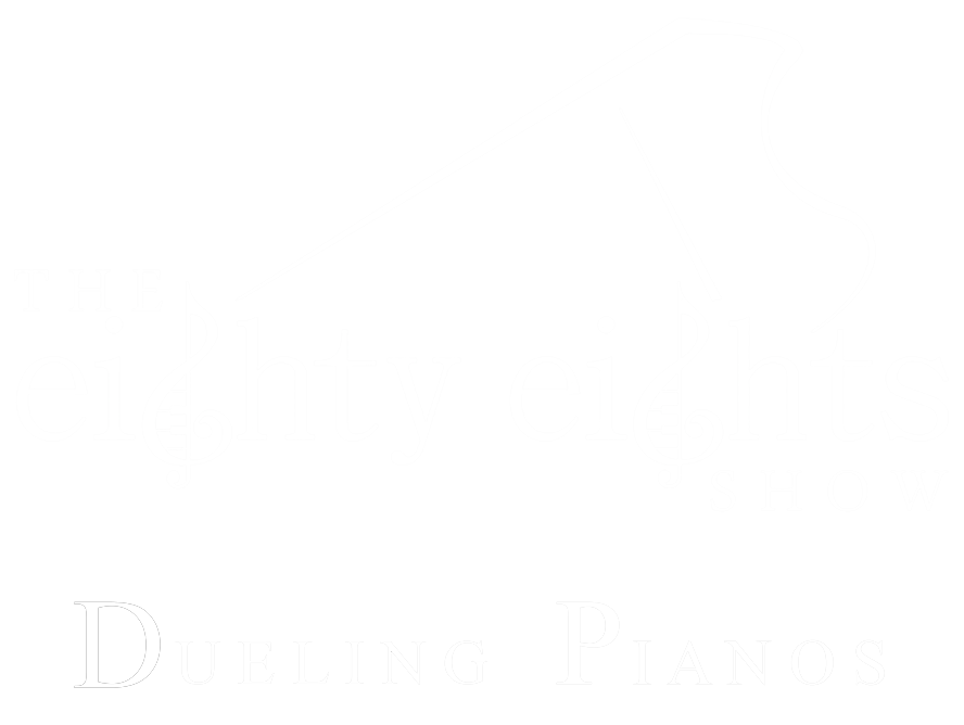 large white eighty eights show logo